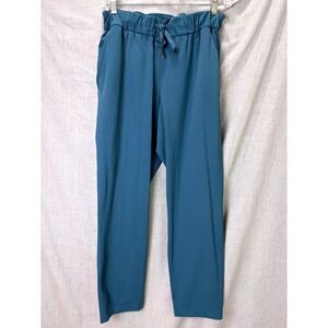 Lululemon Blue Drawstring Pants Size 8 Relaxed Polished Casual Athleisure